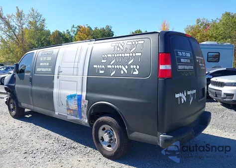 2022 Chevrolet Express G3500 z USA, uszkodzony, nr VIN 1GCZGHF79N1212192